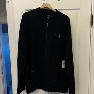 Ralph Lauren Men's Black Zip-Up Sweater